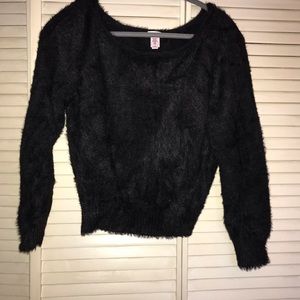 Victoria’s Secret black fluffy sweater